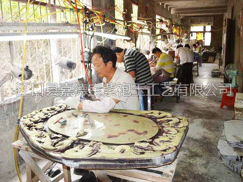 紫袍玉茶盤九五至尊加工中